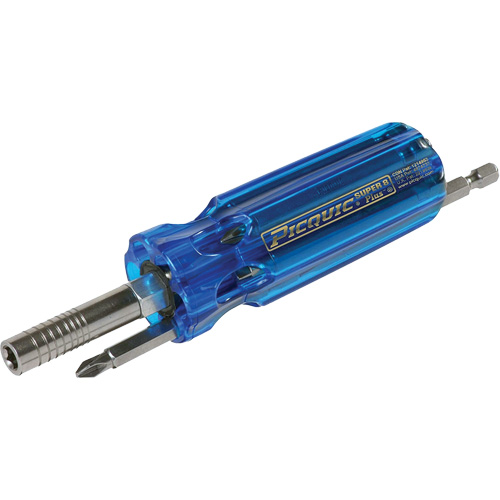 Super 8 Plus Multibit Screwdriver, Plastic Handle Groupe Belzile Dickner