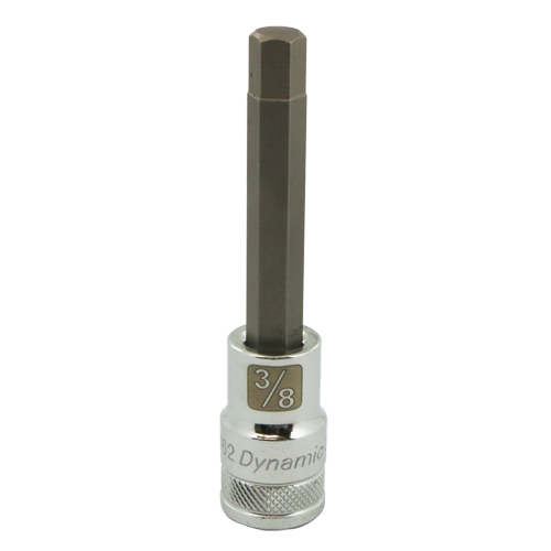 Longue douille &agrave; embout SAE, 3/8" x 3,94" lo, Prise 1/2" Groupe Belzile Dickner