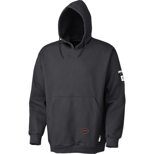 335 Chandail &agrave; capuche ignifug&eacute;, Hommes, Grand, Noir, 22 cal/cm² Groupe Belzile Dickner