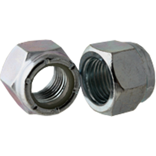 Nylock Nut, 5/16"-18 Dia., Zinc Cr+3, Coarse Groupe Belzile Dickner