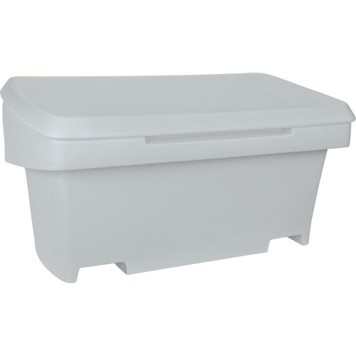 Heavy-Duty Outdoor Salt and Sand Storage Container, 24" x 48" x 24", 10 cu. Ft., Grey Groupe Belzile Dickner