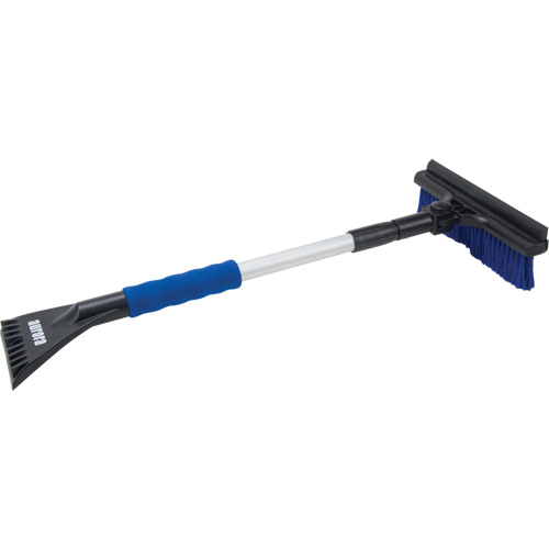 Brosse &agrave; neige t&eacute;lescopique, T&eacute;lescopique, lame Polypropyl&egrave;ne, 32-1/2" Longueur, Bleu Groupe Belzile Dickner