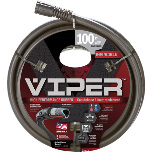 Viper&reg; High Performance Hose, Rubber, 5/8" dia. x 100' Groupe Belzile Dickner