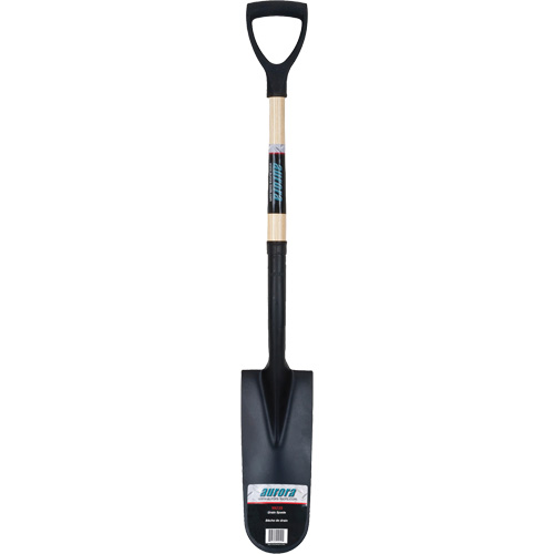 Heavy-Duty Drain Spade, Carbon Steel, 16" x 6" Blade, 29" L, D-Grip Handle Groupe Belzile Dickner