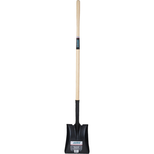 Square Point Shovel, Hardwood, Tempered Steel Blade, Straight Handle, 48" Long Groupe Belzile Dickner