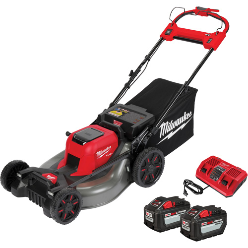 M18 Fuel Self-Propelled Dual Battery Cordless Mower Kit, Self-Propelled Walk-Behind, Battery Powered, 21" Cutting Width Groupe Belzile Dickner