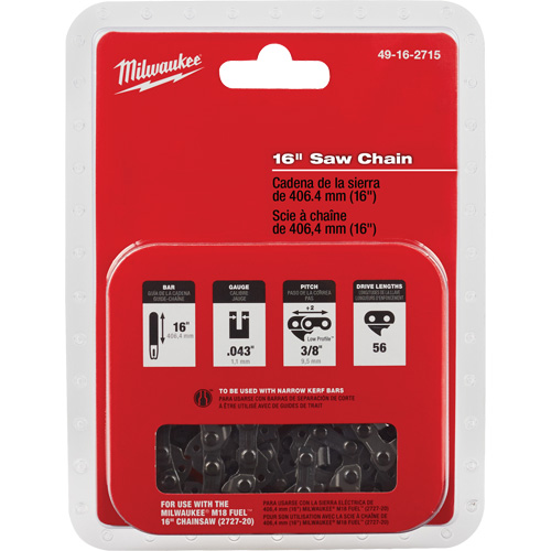 Replacement 16" Saw Chain Groupe Belzile Dickner