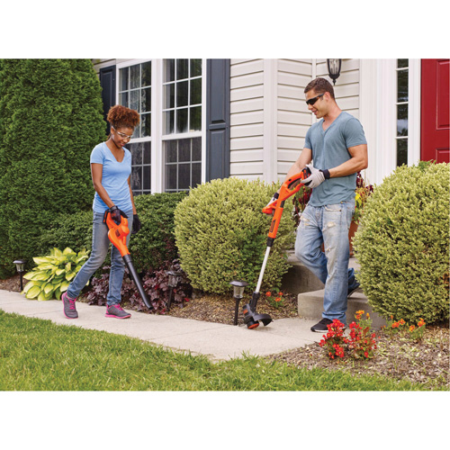 Max* String Trimmer/Edger & Hard Surface Sweeper Combo Kit, 10", Battery Powered, 20 V Groupe Belzile Dickner