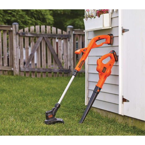 Max* String Trimmer/Edger & Hard Surface Sweeper Combo Kit, 10", Battery Powered, 20 V Groupe Belzile Dickner