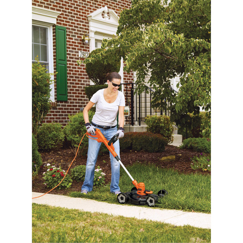 3-in-1 Compact Mower, Push Walk-Behind, Electric, 12" Cutting Width Groupe Belzile Dickner