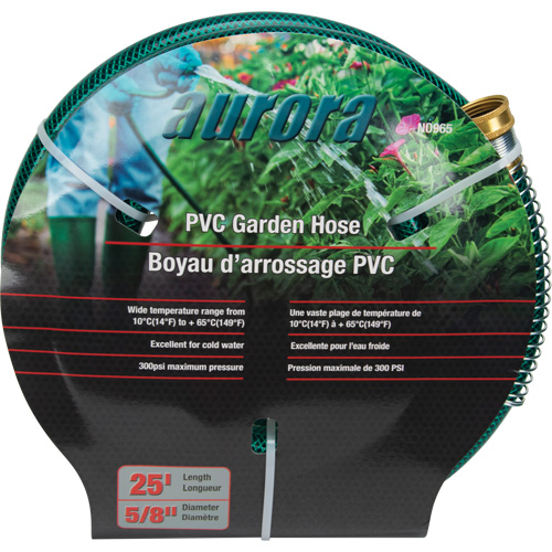 Tuyau de jardin, PVC, 5/8" dia x 25' Groupe Belzile Dickner