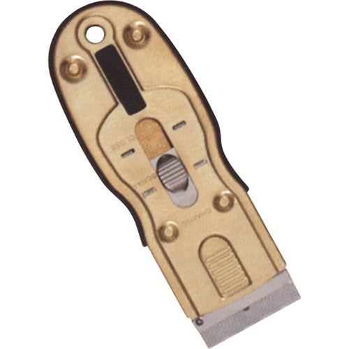 Grattoirs &agrave; lame de rasoir ergonomique, Lame Acier au carbone, Largeur 1-1/2", Manche Caoutchouc Groupe Belzile Dickner