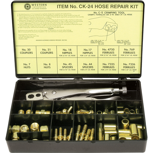 Hose Repair Kit, Brass Groupe Belzile Dickner