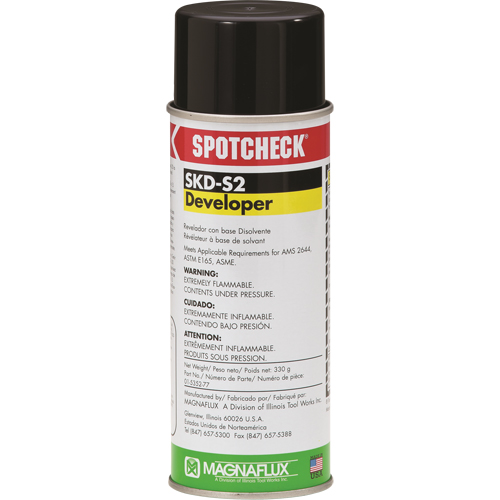 R&eacute;v&eacute;lateur &agrave; base de solvant Spotcheck SKD-S2, Canette a&eacute;rosol Groupe Belzile Dickner