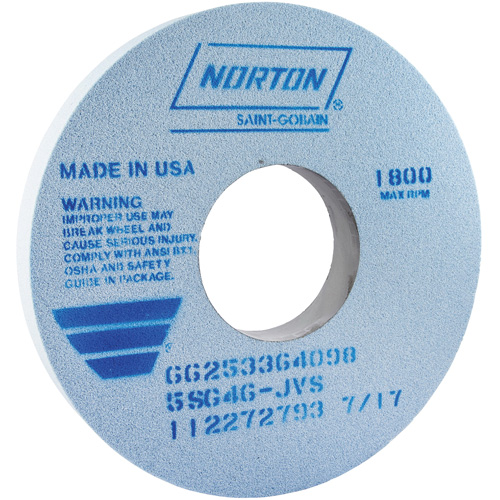 Tool Room Wheel, Type 01, Ceramic Alumina, 14" x 1-1/2" Groupe Belzile Dickner