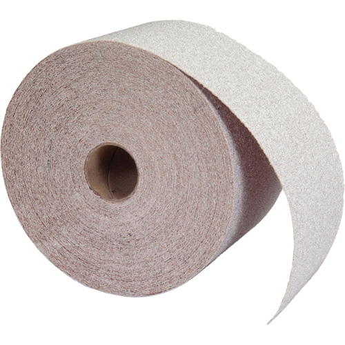 Rouleau de papier abrasif PSA sans chargement, Oxyde d'aluminium, 2-3/4" la x 75' lo, Grain 80 Groupe Belzile Dickner