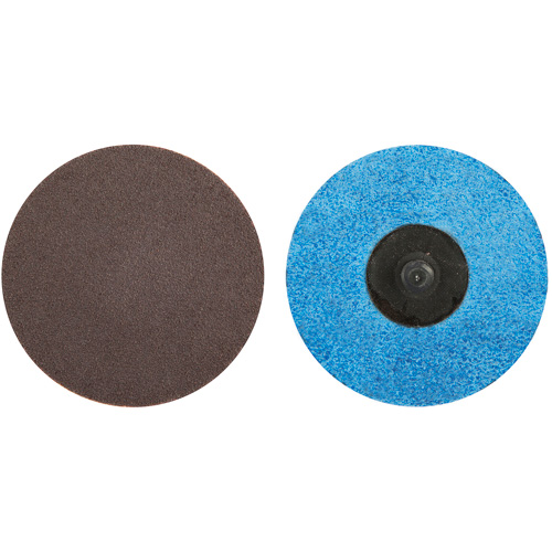 Quick-Change Cloth Disc, 3" Dia., 100 Grit, Aluminum Oxide Groupe Belzile Dickner