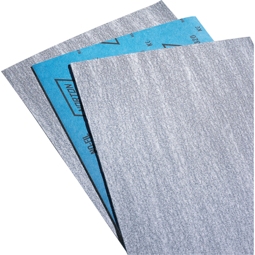 Papier abrasif en feuilles de papier - No-Fil Durite A475, 9" x 11", Grain P80-B, Carbure de silicium Groupe Belzile Dickner