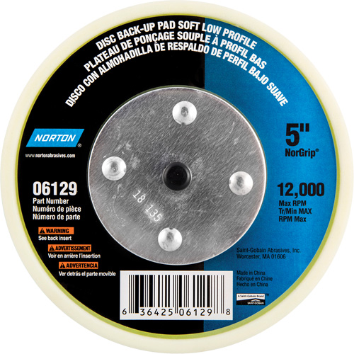 Back Up Pads For PSA & Hook And Loop Paper Discs Groupe Belzile Dickner