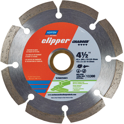 Clipper&reg; Charger Segmented Saw Blade Groupe Belzile Dickner