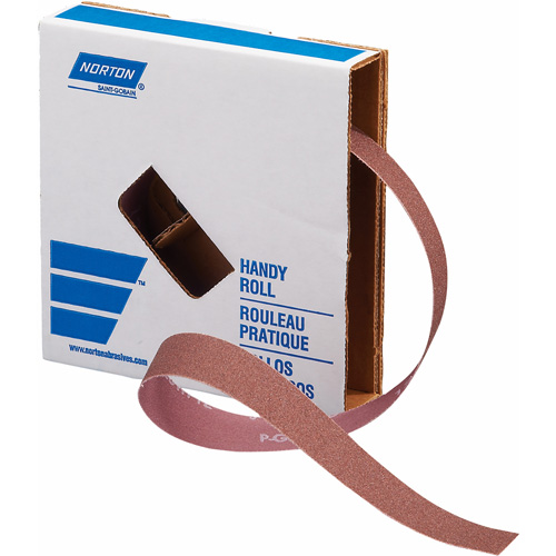 Rouleau de toile abrasive, Oxyde d'aluminium, 1" la x 150' lo, Grain 180 Groupe Belzile Dickner