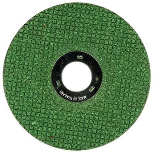 Green Corps Flexible Grinding Wheel, 4-1/2" x 1/8", 7/8" Arbor, Ceramic, Type 27 Groupe Belzile Dickner