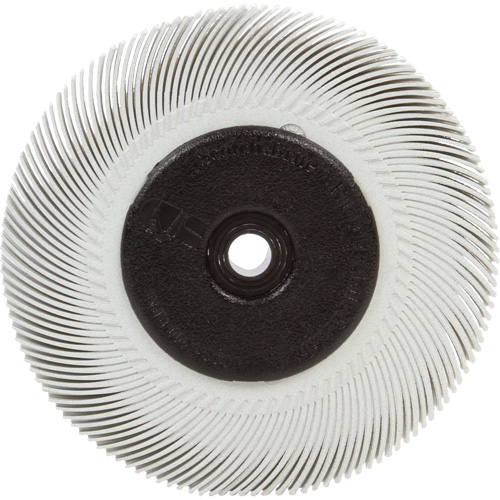 Brosse radiale en soies Scotch-Brite, C&eacute;ramique, Grain 120, 6" dia. Groupe Belzile Dickner
