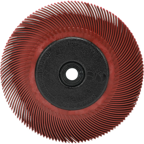 BROSSE RADIALE BRISTLE T-C,6",A/ADAPTATEUR 220, C&eacute;ramique, Grain 220, 6" dia. Groupe Belzile Dickner