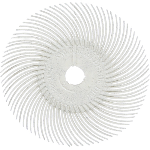 Meule en soie radiale Scotch-Brite, Oxyde d'aluminium, Grain 120, 3" dia. Groupe Belzile Dickner
