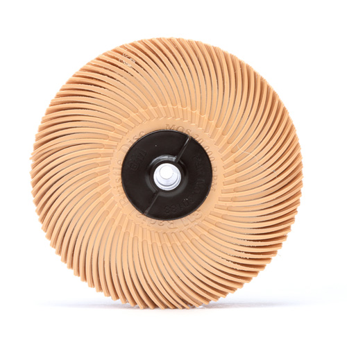 Scotch-Brite Radial Bristle Disc, Aluminum Oxide, 6 Micron Grit, 3" Dia. Groupe Belzile Dickner