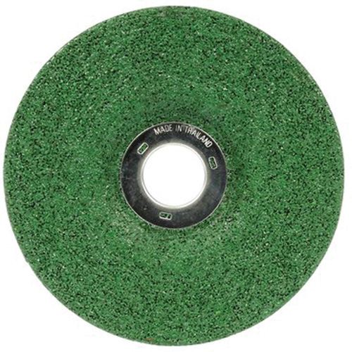 Green Corps Flexible Grinding Wheel, 5" x 1/4", 7/8" Arbor, Ceramic, Type 1 Groupe Belzile Dickner