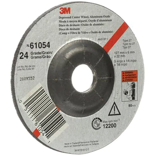 Meule &agrave; moyeu d&eacute;port&eacute;, 5" x 27, Oxyde d'aluminium Groupe Belzile Dickner