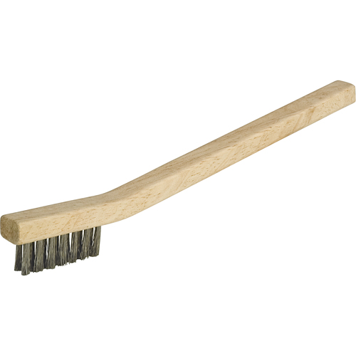 Petites brosses industrielles de nettoyage, Acier inoxydable, 3 x 7 rangs de fils, Longueur 7-3/4" Groupe Belzile Dickner