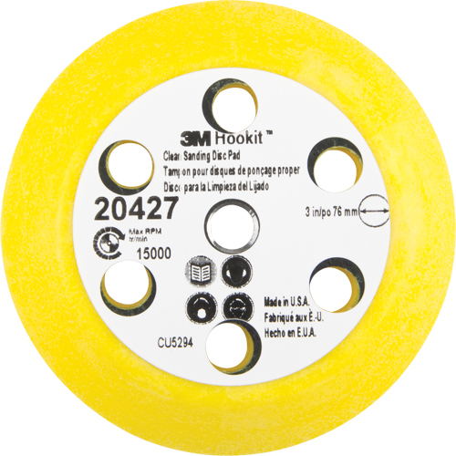Ensemble pour disque de ponçage net Hookit, dia 3" Groupe Belzile Dickner