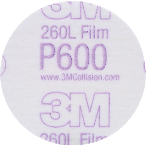 Gold Hookit Disc, 3" Dia., P600 Grit, Aluminum Oxide, C-Weight Groupe Belzile Dickner