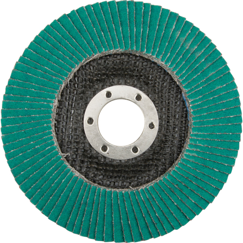 Flap Wheels - 577F Flap Discs, 4-1/2" x 7/8", Type 29, 80 Grit, Zirconium Groupe Belzile Dickner