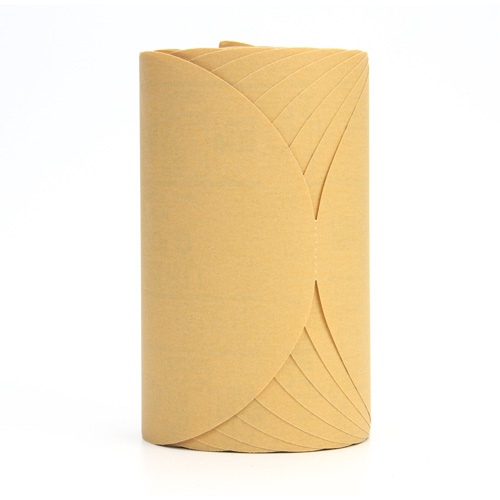 Stikit 216U Gold Paper Disc Roll, 6" Dia., P320 Grit, Aluminum Oxide Groupe Belzile Dickner