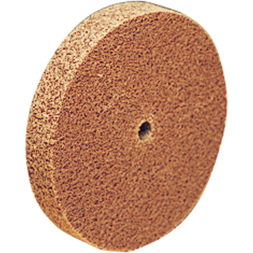 Scotch-Brite Cut & Polish Unitized Wheel, 6" x 1/8", 1/2" Arbor, Coarse Grit, Aluminum Oxide Groupe Belzile Dickner