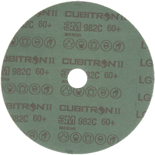 Disques en fibre mod&egrave;le 982C Cubitron II , Grain de c&eacute;ramique, 60+, 7" Dia x 7/8" Arbre Groupe Belzile Dickner