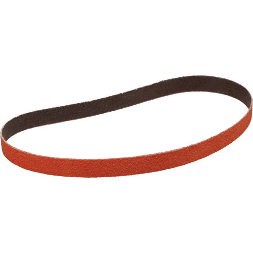 Cloth Belt, 1/2" W x 18" L, Ceramic, P120 Grit Groupe Belzile Dickner