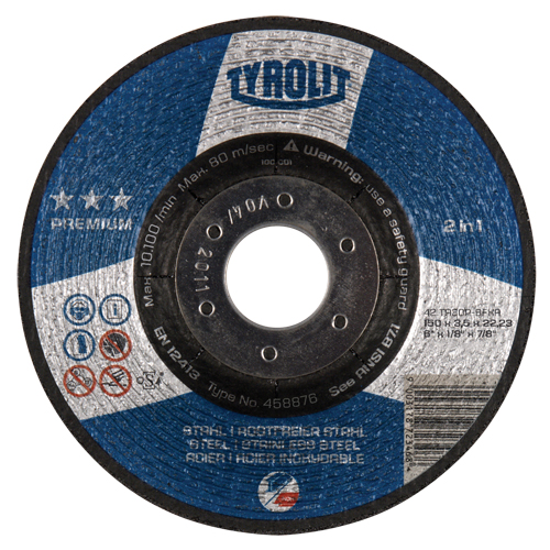 2-IN-1 Combination Wheel - 6", Type 27 Groupe Belzile Dickner