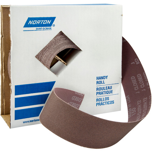 Rouleau de toile abrasive Metalite, Oxyde d'aluminium, 2" la x 150' lo, Grain 220 Groupe Belzile Dickner