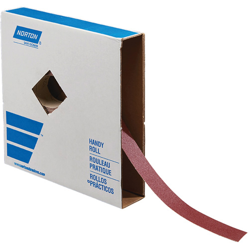 Rouleau de toile abrasive pour m&eacute;tal, Oxyde d'aluminium, 1-1/2" la x 150' lo, Grain 120 Groupe Belzile Dickner