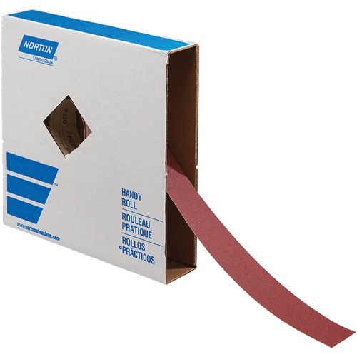 Rouleau de toile abrasive pour m&eacute;tal, Oxyde d'aluminium, 2" la x 150' lo, Grain 60 Groupe Belzile Dickner