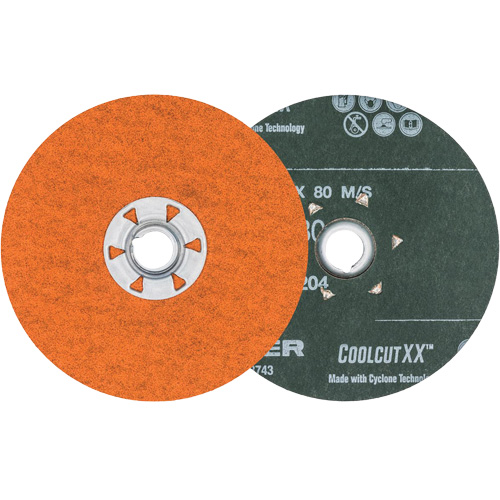 Coolcut XX Sanding Disc, 4-1/2" Dia., 80 Grit, Ceramic Groupe Belzile Dickner