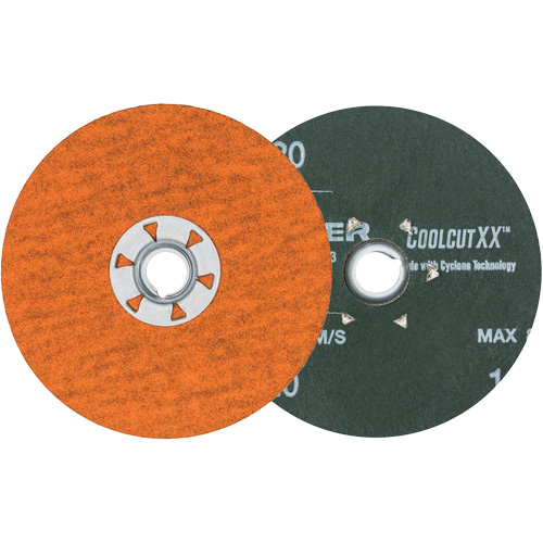 Coolcut XX Sanding Disc, 4-1/2" Dia., 120 Grit, Ceramic Groupe Belzile Dickner