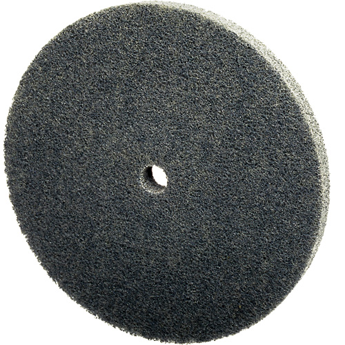 Meule unitaris&eacute;e EXL Scotch-Brite, 3" x 1/4", Arbre de 1/4", Grain de Fin, Carbure de silicium Groupe Belzile Dickner