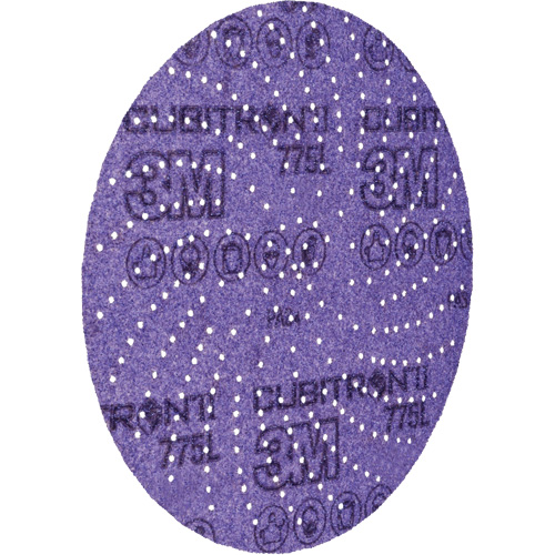 Cubitron II Hookit Film Disc 775L, 5" Dia., 80+ Grit, Ceramic, F-Weight Groupe Belzile Dickner