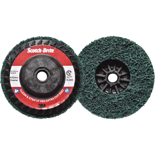 Scotch-Brite Clean & Strip XT Pro Extra Cut Disc, 4-1/2" Dia., Extra Coarse Grit, Aluminum Oxide Groupe Belzile Dickner