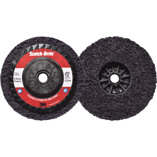 Disque  Clean and Strip  XT Pro Scotch-Brite, 5" dia., Grain Extra grossier, Carbure de silicium Groupe Belzile Dickner